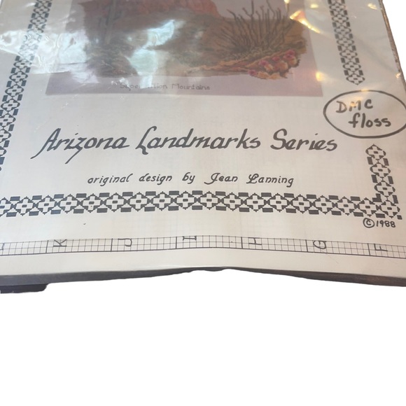 ART VENTURES Counted Cross Stitch/Needlepoint Chart - SUPERSTITION MOUNTAINS NIP - Picture 6 of 6